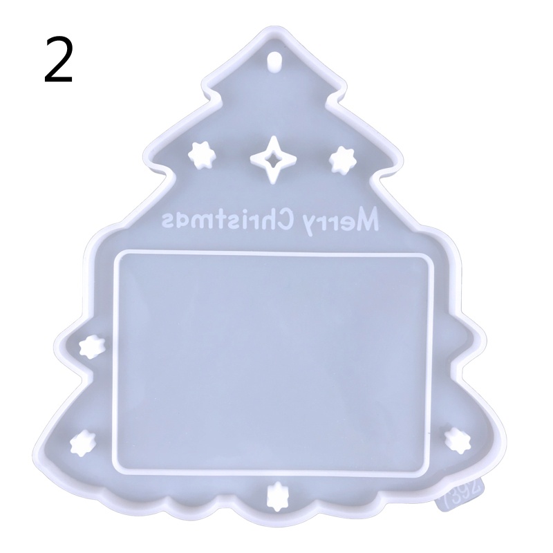 Khuôn Silicone Làm Khung Ảnh Hình Bông Tuyết Để Bàn Trang Trí