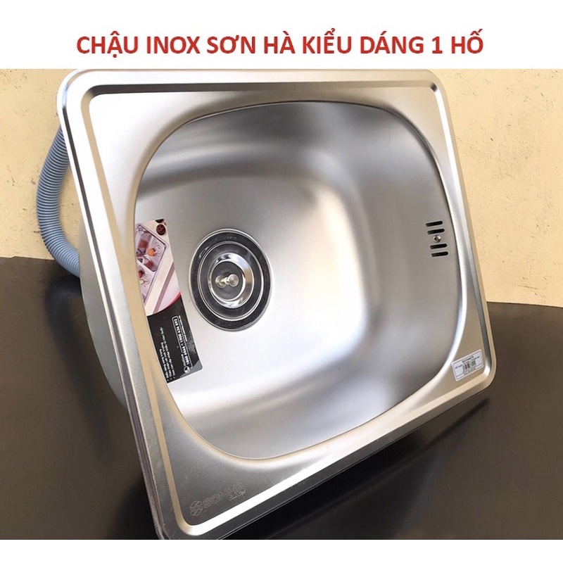 Chậu rửa bát 1 hố Sơn Hà 447 447s
