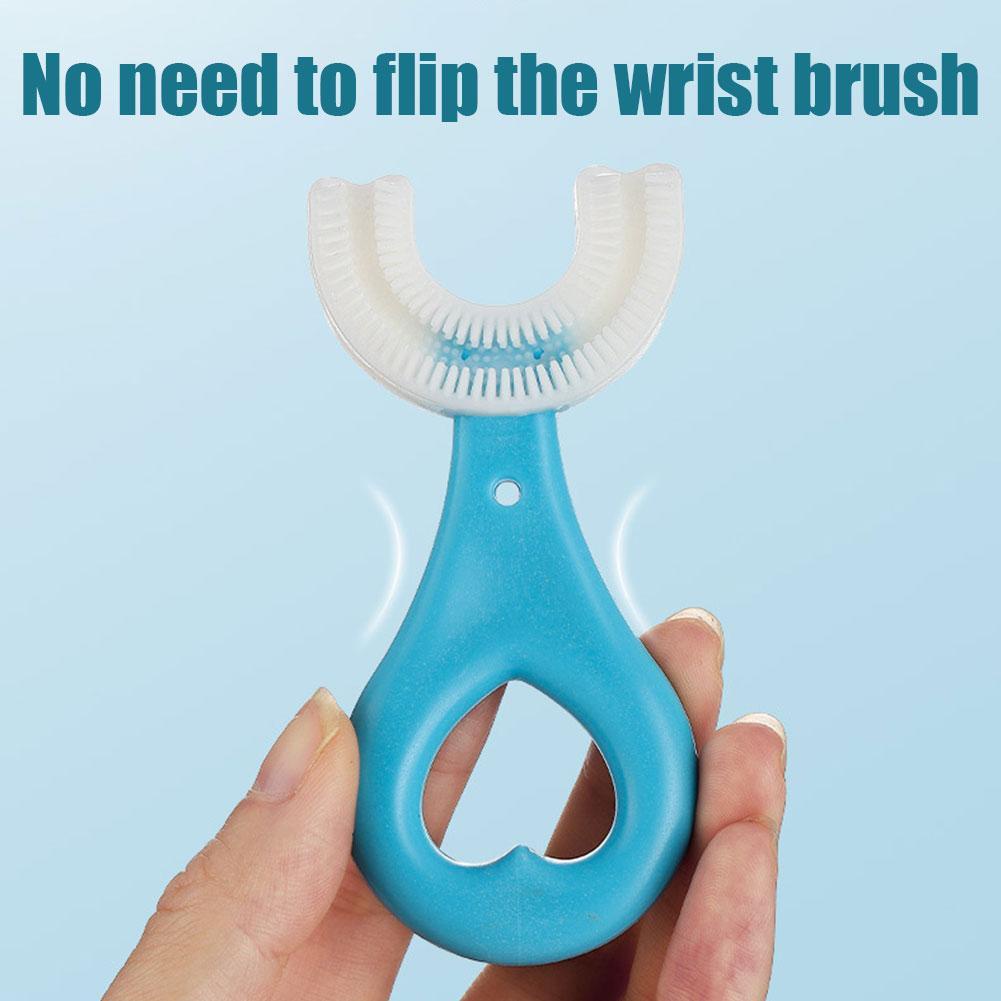 Bàn Chải Đánh Răng Silicone Đơn Giản Cho Bé A3O6