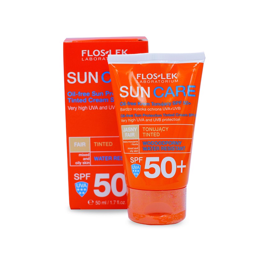 Kem chống nắng kiềm dầu Floslek Sun Care Oil Free Sun Protection Tinted Cream 50ml