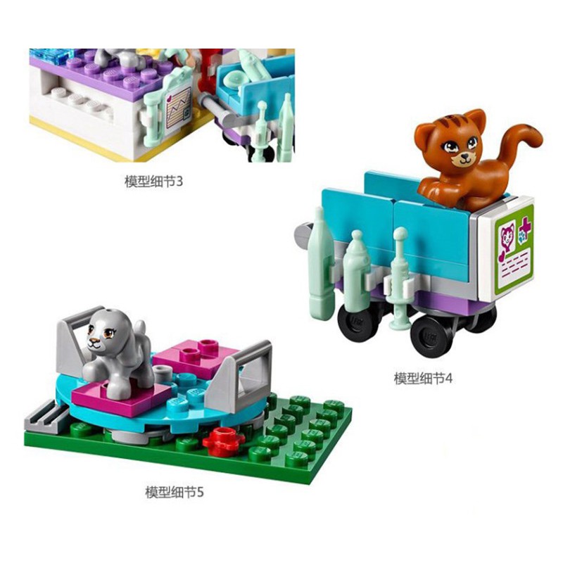Lego Friends phòng khám ý tế - bela 10537