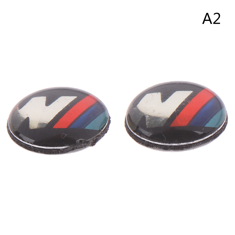 (Hàng Mới Về) Set 2 Miếng Dán Trang Trí Chìa Khóa Xe Hơi Bmw 11mm