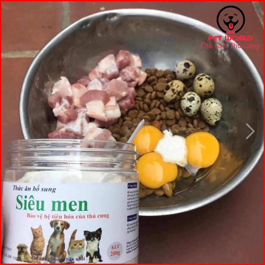 Thức Ăn Bổ Sung Siêu Men - Bảo Vệ Hệ Tiêu Hóa, Phục Hồi Hệ Men Sau Bệnh (đặc biệt Parvo) Cho Chó Mèo