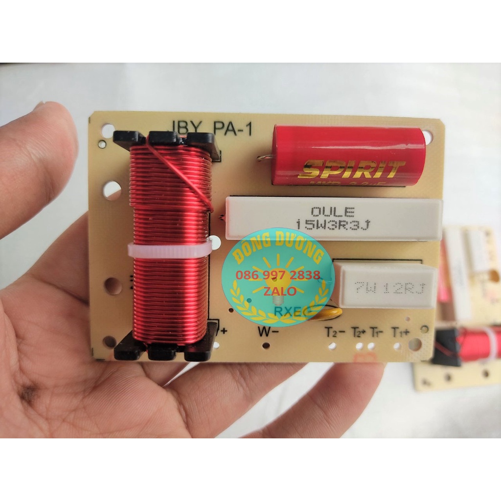 MẠCH PHÂN TẦN 3 LOA JBY PA1 - 1 BASS 2 HOẶC 4 TRÉP - PHÂN TẦN LOA NẰM