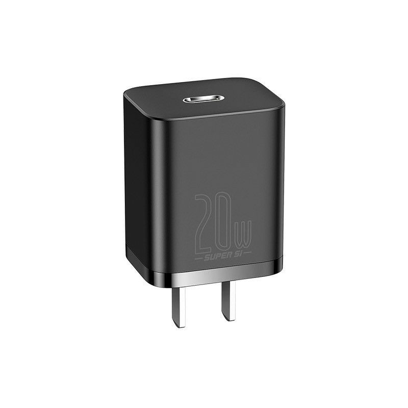 Bộ Sạc Nhanh Baseus 20W Super Si Mini USB C Hỗ Trợ QC3.0 PD Cho iPhone 12 / dây sạc 20W