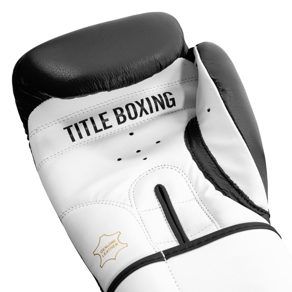 Găng tay boxing Title Prime Leather Super Bag Gloves 2.0 - Black/White