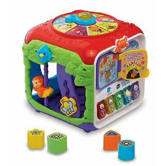 Đồ Chơi Trẻ Em Vtech - 80-183403 Activity Cube - Trò Chơi Tổng Hợp (Đỏ)