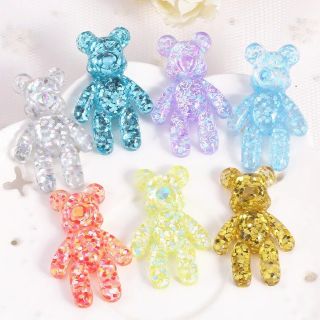 Charm holo bear/charm slime/charm làm ốp lưng