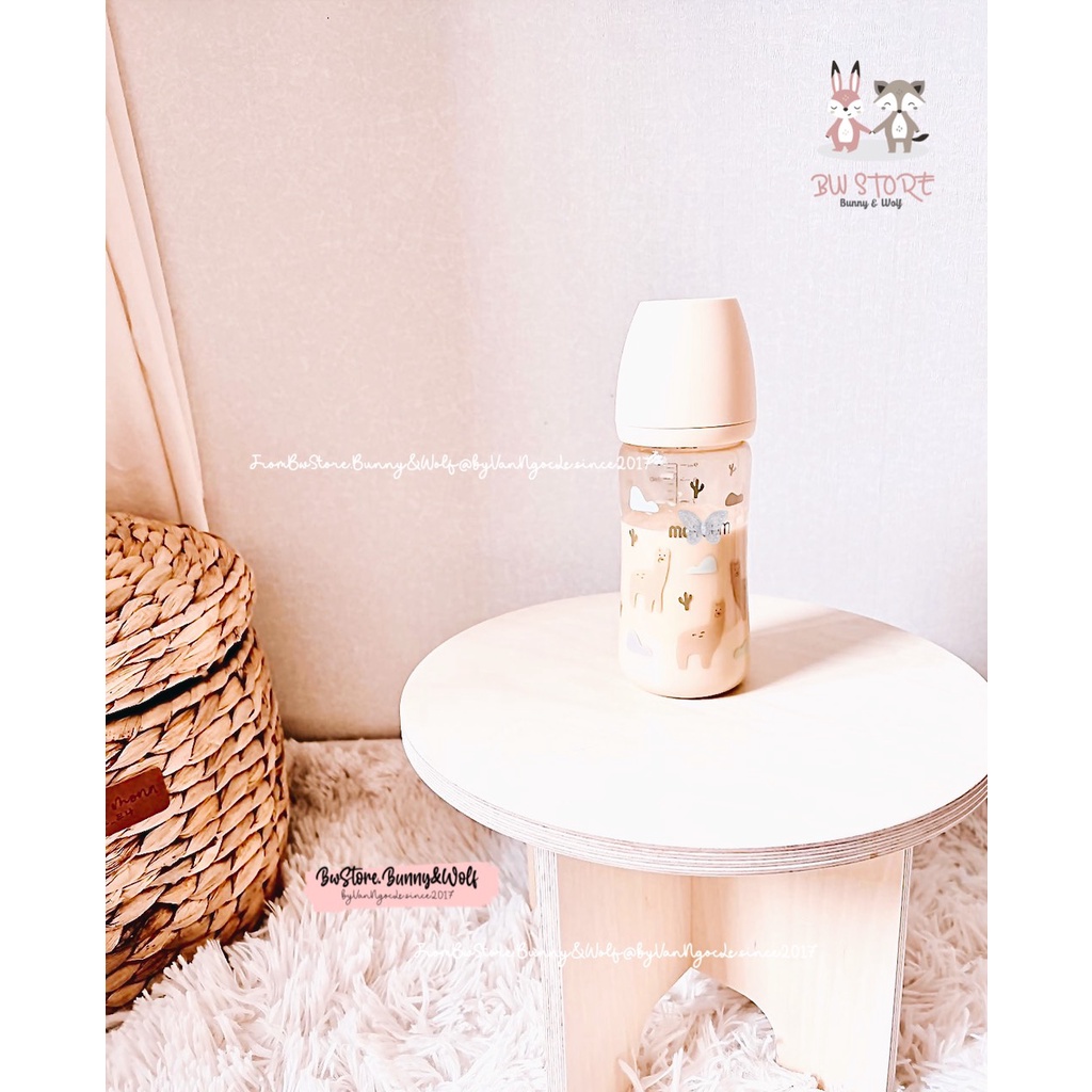 Bình Sữa Moyuum Llama Limited Hàn Quốc - phiên bản lạc đà giới hạn - size 170ml/270ml