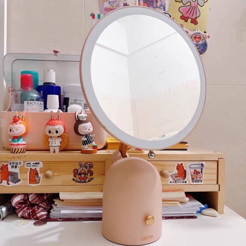 Gương trang điểm có đèn LED Lofree phong cách vintage chính hãng
