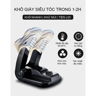 Máy sấy giày - máy khử mùi giày siêu tốc khô nhanh, có hẹn giờ