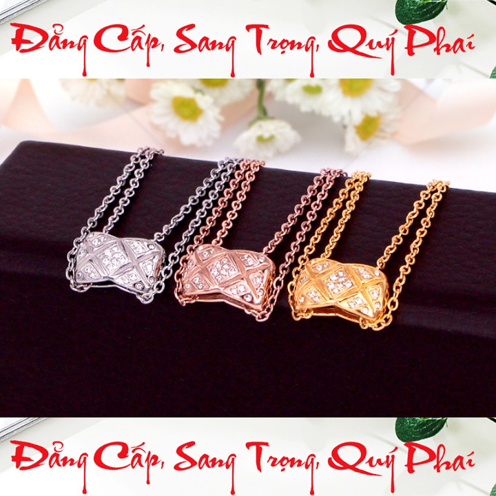 Dây chuyền nữ titan cao cấp hình túi xách đẹp, dễ thương, bền màu, hợp thời trang, dễ phối đồ