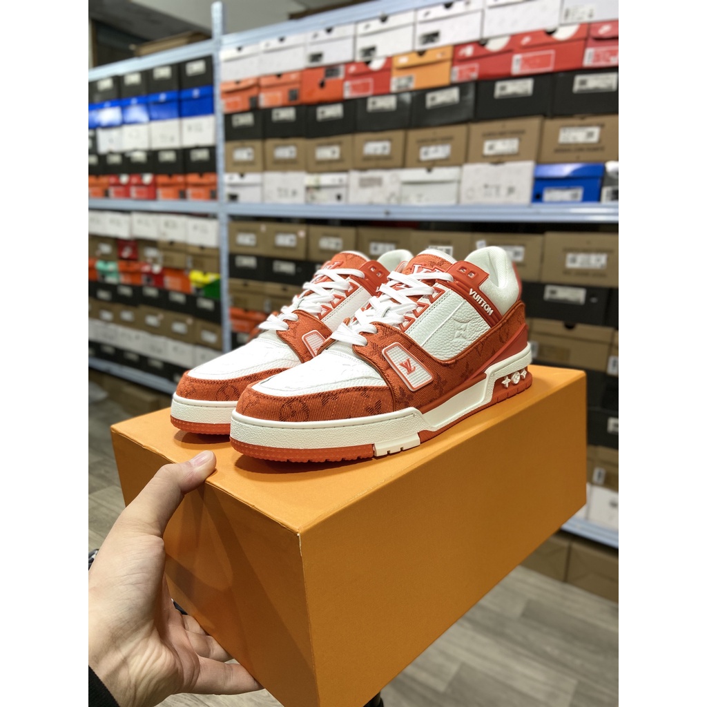232X11 Nhận Order Hỗ Trợ Free Ship Giày Best Quality Sneaker ***Louis vuitton Trainer Sneaker Low