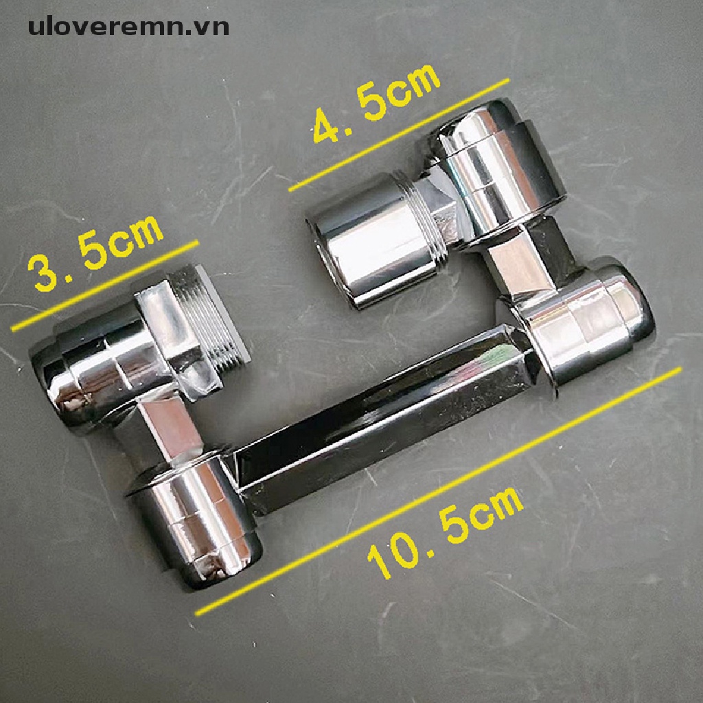 Đầu Nối Dài Vòi Nước Bồn Rửa Nhà Tắm Xoay 1080 Độ 2 Chế Độ Tiện Dụng