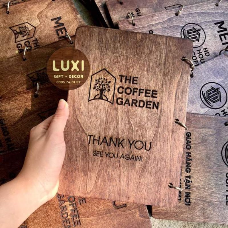 HCM | Menu khoen tròn độc lạ / Menu nhà hàng, quán cà phê LUXI DECOR HCM