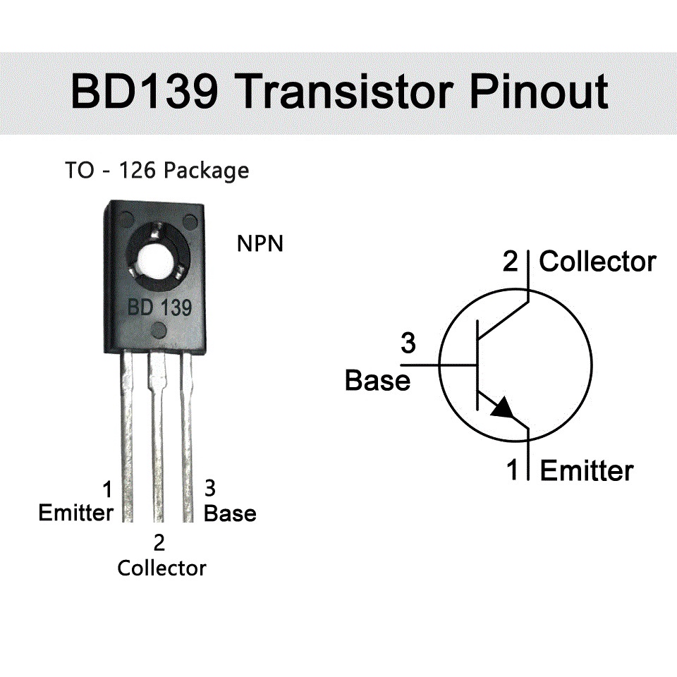 Set 5 transistor NPN BD139 TO-126