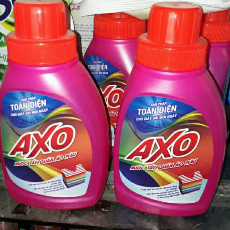 Nước tẩy quần áo màu AXO chai 400ml