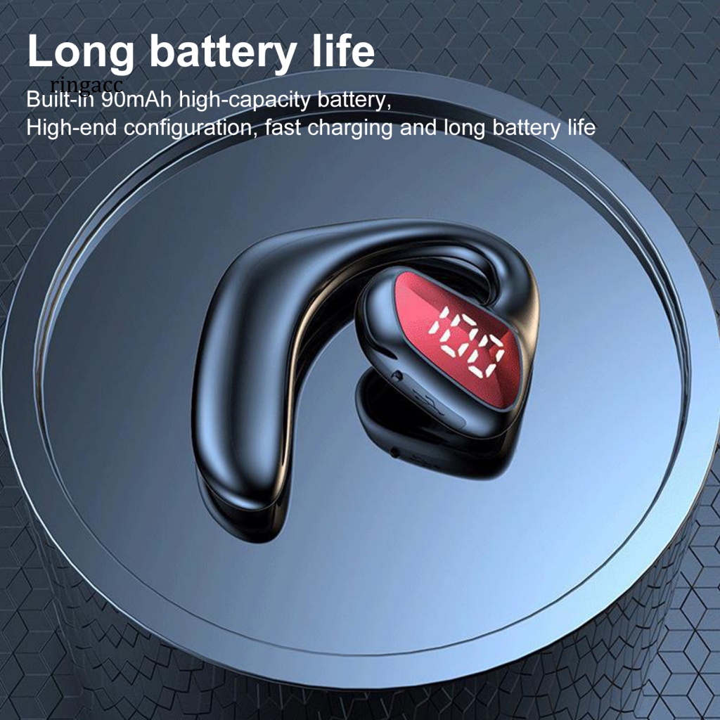 1 Bộ Micro Tai Nghe Không Dây Dạng Hở Sử Dụng Pin Lâu Dài