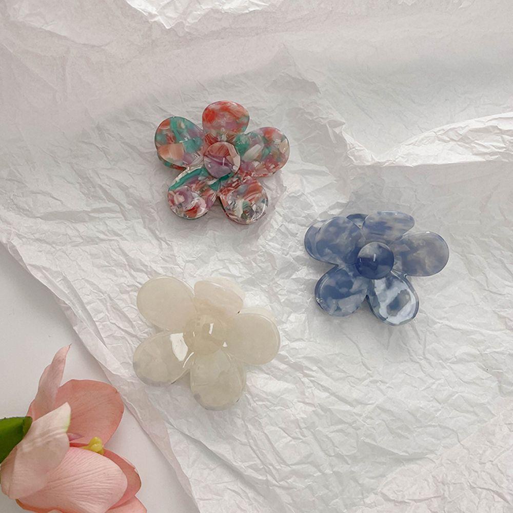 Kẹp Tóc Càng Cua Đính Hoa Kiểu Vintage Thời Trang Cho Nữ Giá Đỡ