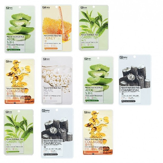 Đắp mặt nạ lô hội trắng da  Dabo Aloe - COMBO 10 GÓI - Hàn Quốc Chính Hãng