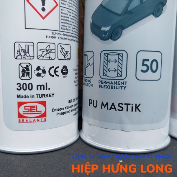 Keo Selsil PU 50 Dán Kính Ô Tô Xe Cơ Giới Hồ Cá Thùng Xe Tải Inox Mặt Đá Granite