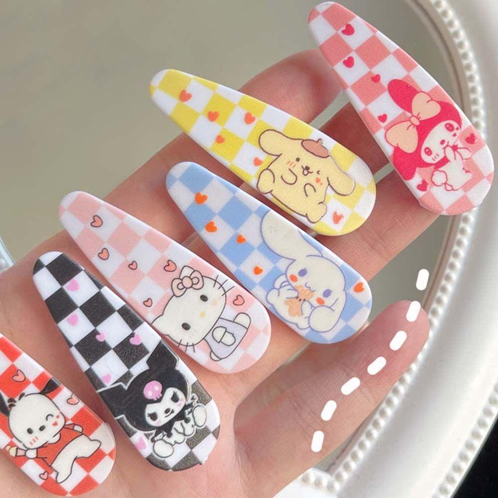 Kẹp Tóc Họa Tiết Hoạt Hình Cinnamoroll Pudding Dog Dễ Thương