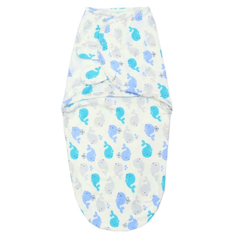 ủ kén cotton, chất liệu mát giúp bé chống giật mình ngủ sâu giấc
