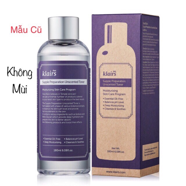 Nước Hoa Hồng Cho Da Nhạy Cảm Dear Klairs Supple Preparation Toner | BigBuy360 - bigbuy360.vn