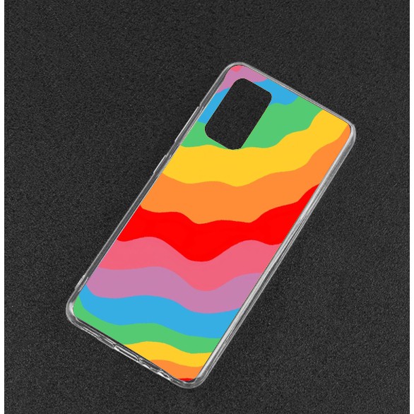 Ốp lưng Silicon UV Cầu vồng Xiaomi note 5 6 note 7 8 redmi 6 pro mi 8 se mi 8 lite Poco f1 4x redmi 5 plus Note 3 pro