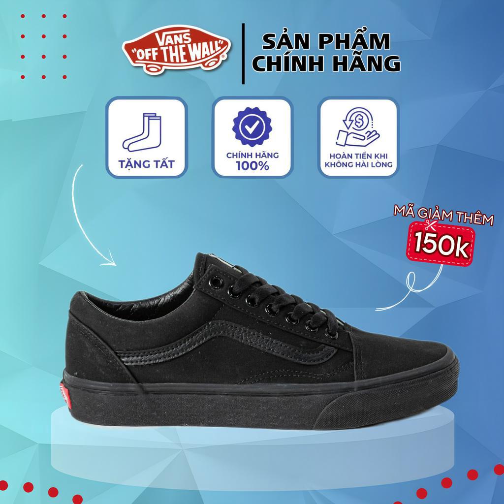Vans old  skool All balck A10 giày chính hãng