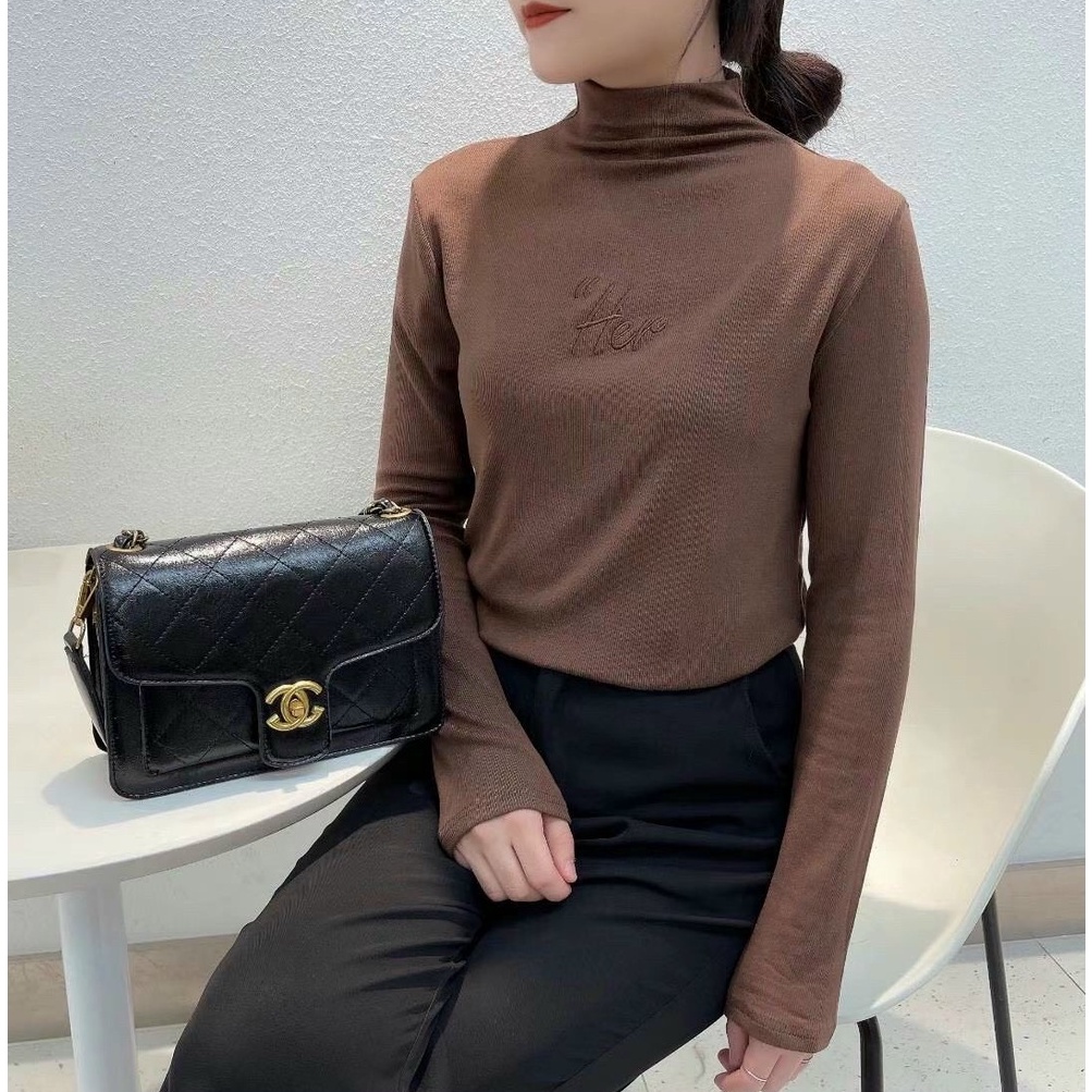 Áo giữ nhiệt nữ thêu chữ Her Hàng Quảng Châu L1