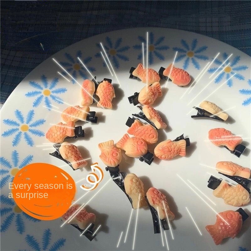 Kẹp Tóc Hình Cá Mini Kiểu Lolita Dễ Thương Cho Bé Gái