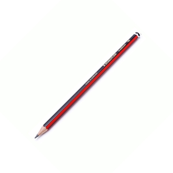 Bút Chì Gỗ 5B Staedtler Tradition 110-5B - Thân Sọc Đỏ Đen