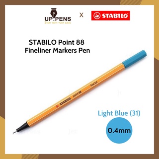 Bút line Stabilo Point 88 Fineliner Markers Pen – Màu xanh da trời (Light Blue)