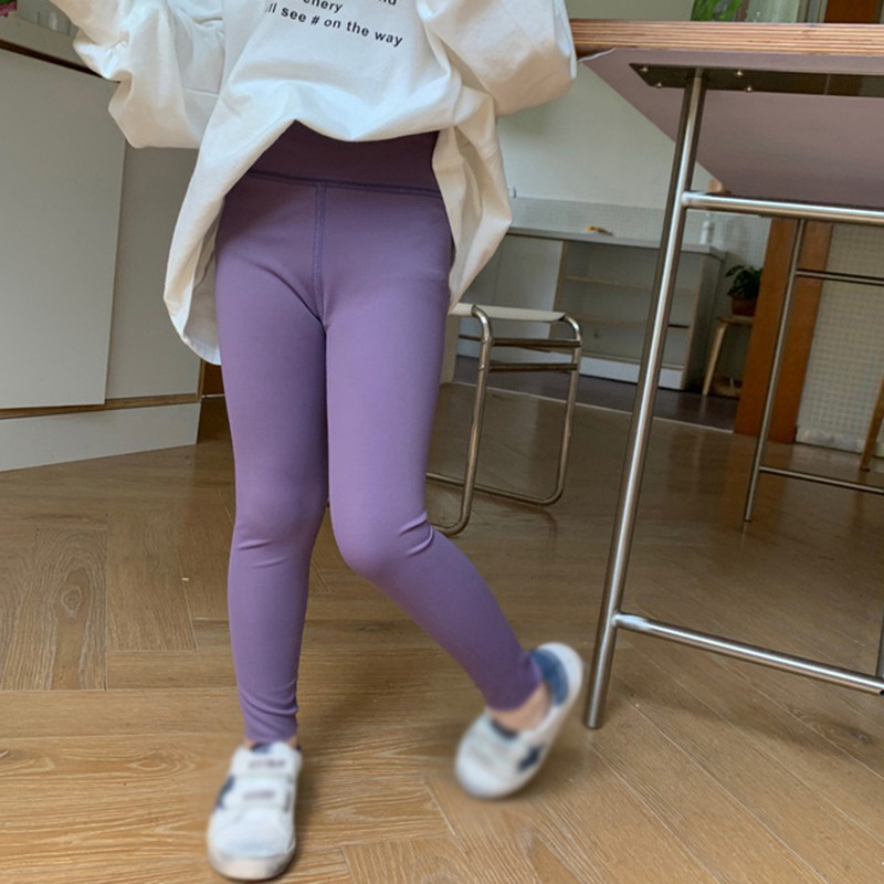 Quần Legging Ôm Sát Màu Sắc Kẹo Ngọt Cho Bé Gái