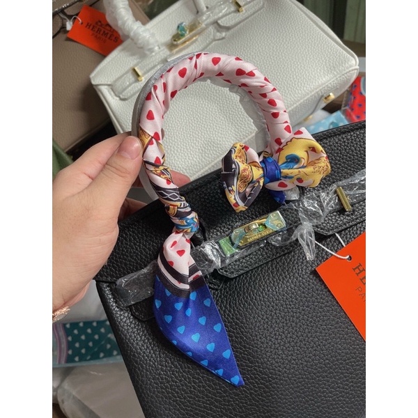 Túi Hm birkin tay cầm tặng kèm khăn size 25