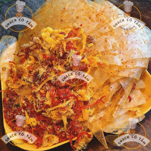 Bánh tráng xì ke muối nhuyễn tây ninh topping bò gà Bánh tráng miếng mix đậm vị cực ngon túi zip /Snack Cô Tấm