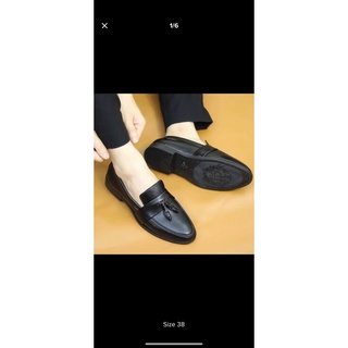 Giầy nam da mờ dai chuông cổ điển