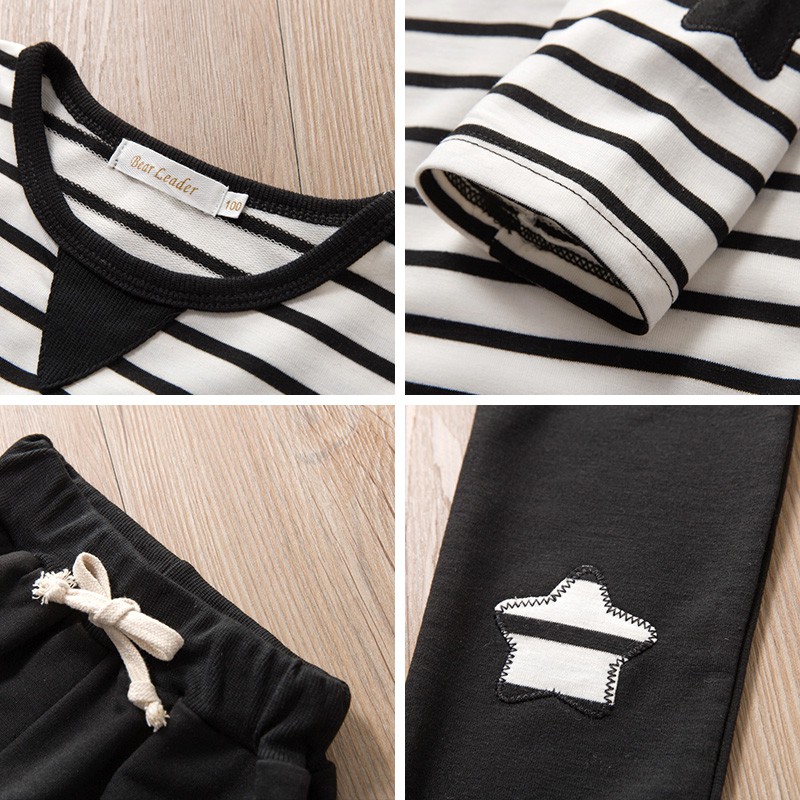 Set đồ thể thao 2 món BEAR LEADER phong cách thời trang xuân thu cho bé trai