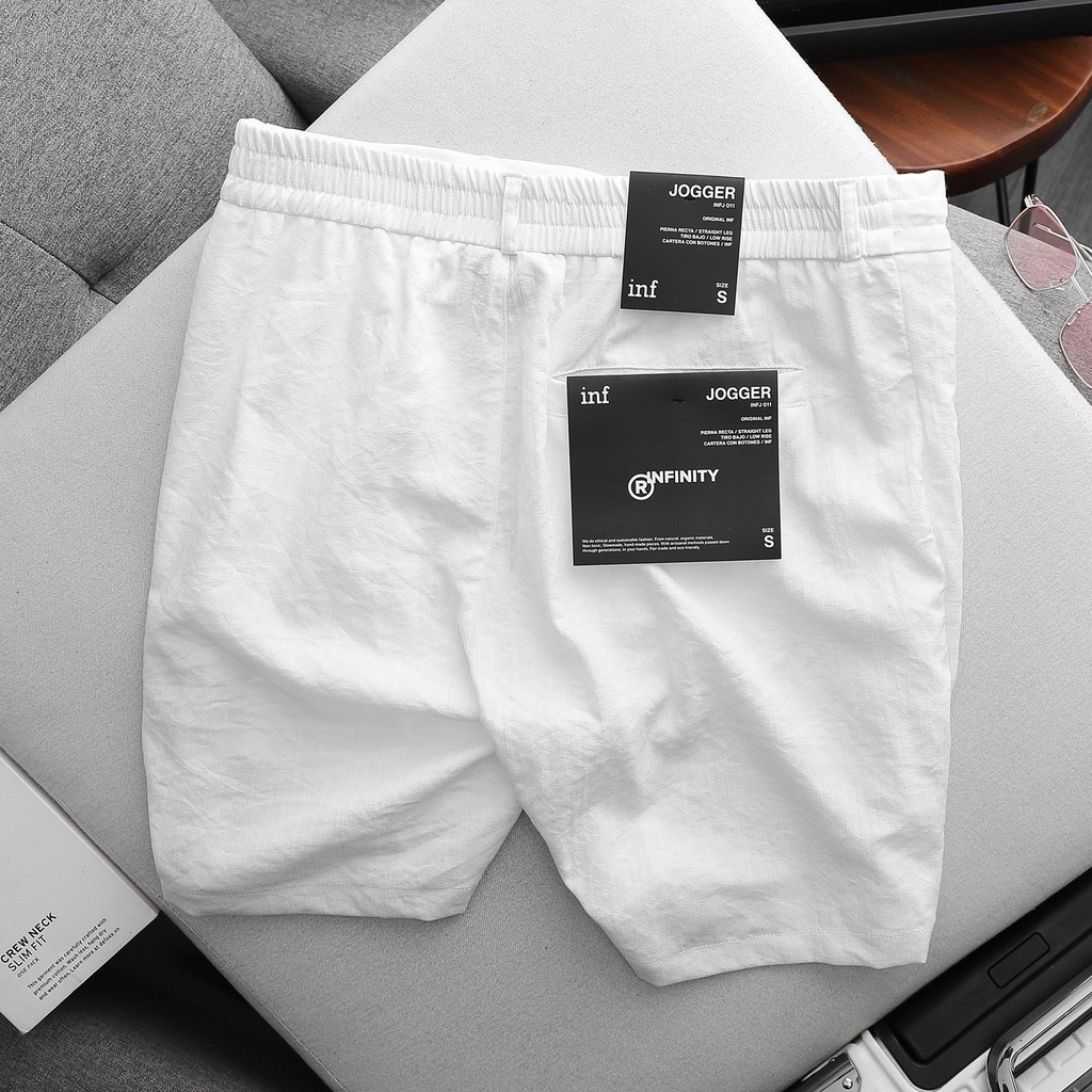 Set Bộ Nam , Sơ Mi,Quần Đùi Linen Trắng , Chất Linen Cao Cấp , SB000867, SOMEHOW