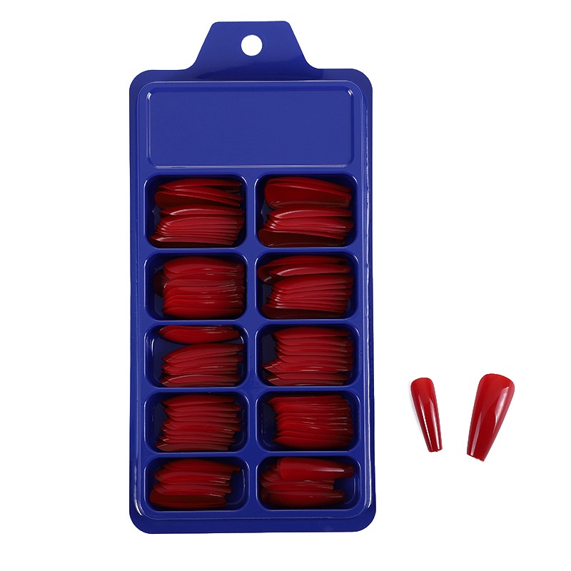 Set 100 Móng Tay Giả Lấp Lánh Có Thể Tháo Rời Tiện Dụng
