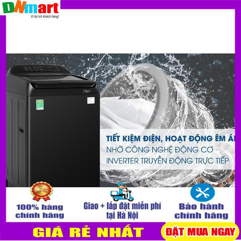 Máy giặt Samsung WA12T5360BV/SV Inverter cửa trên 12 kg{VẬN CHUYỂN MIỄN PHÍ + LẮP ĐẶT TẠI HÀ NỘI}