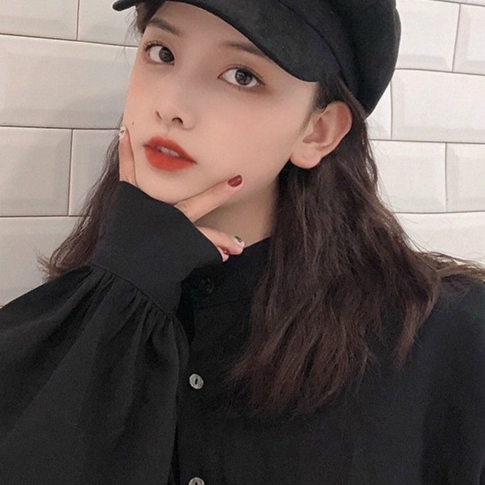 Nón Beret Da Lộn Màu Sắc Trơn Phong Cách Hàn Quốc Cho Nữ-  Mũ nồi beret cao cấp lưỡi trai da lộn ❤️ 𝗚𝗜𝗔𝗗𝗨𝗡𝗚𝗛𝗔𝗡𝗢𝗜𝟯𝟵 ❤️