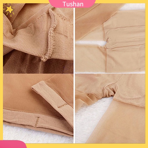 TUSH Thời trang Sexy Open Toe Sheer Siêu mỏng Mỏng Căng Phụ nữ Cô gái Quần lót tất