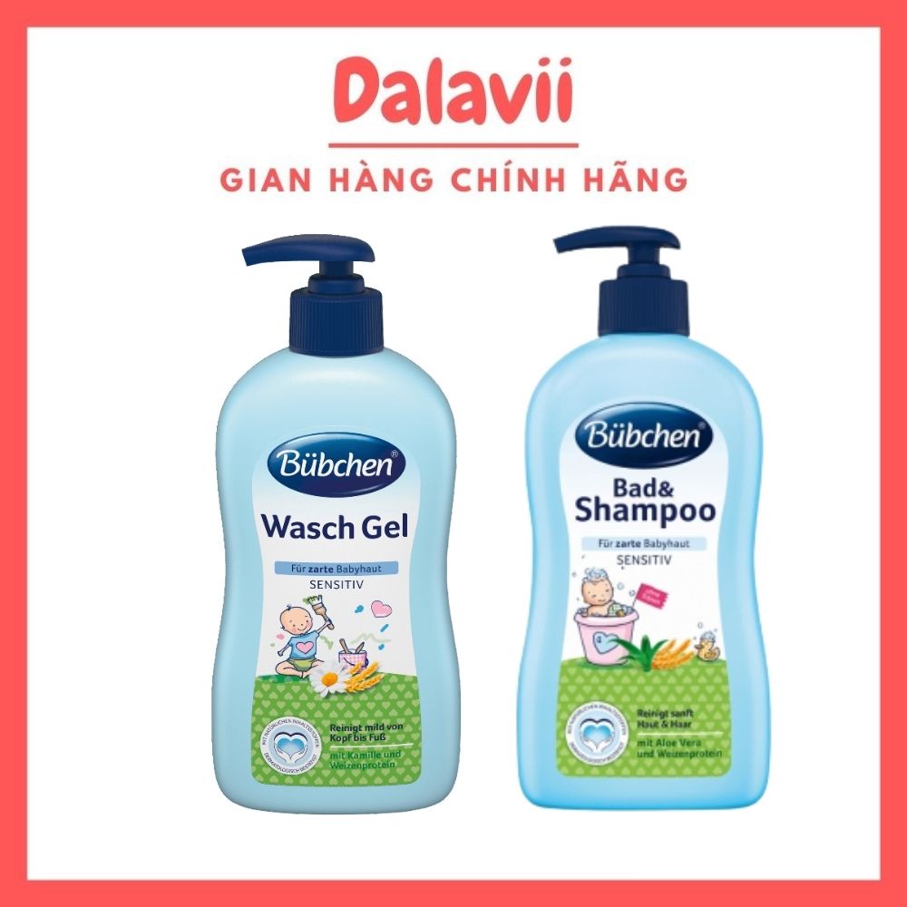 Sữa tắm gội Bubchen cho bé 400ml có vòi tiện lợi - Shop Dalavii