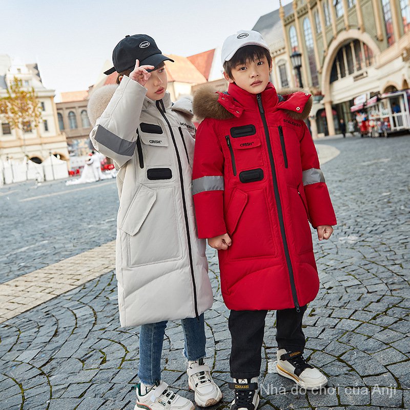 Children Girls Long Coat Winter Male Children Long Coat