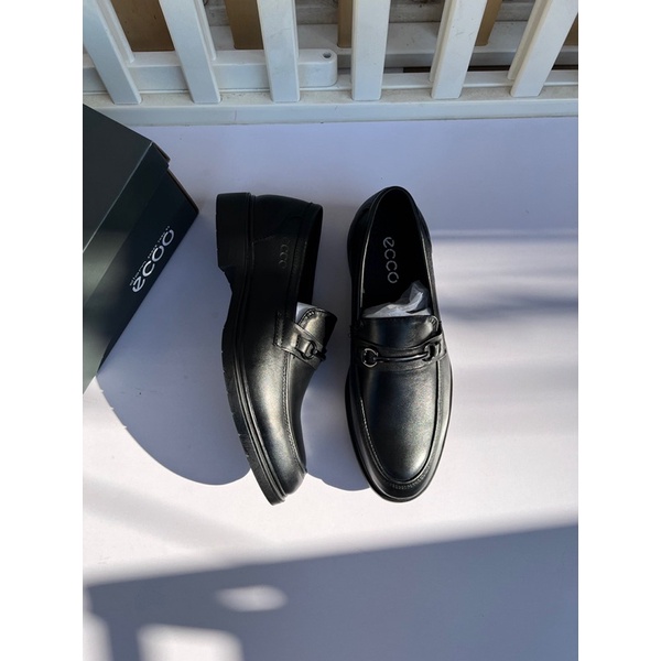 Giày tây lười Ecco da thật cao cấp