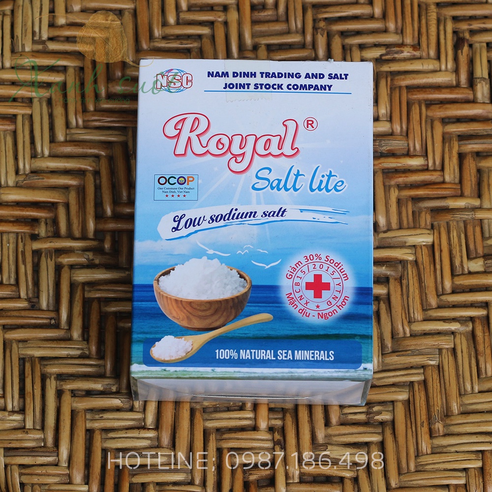 Muối Biển Nhạt Royal- Mặn Dịu, Ngon Hơn- Royal salt Lite