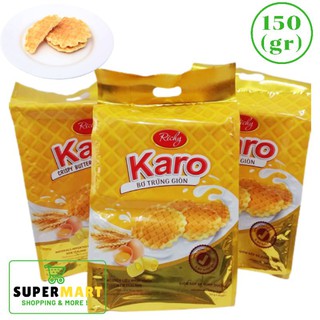 Bánh Karo giòn bơ trứng Richy túi 150 gram - Bánh Karo Giòn