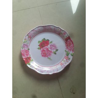 sét 5 đĩa phíp hoa trà trung đựng quả